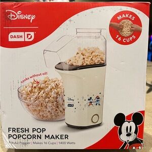 Disney Dash Fresh Pop Popcorn Maker - White and Red